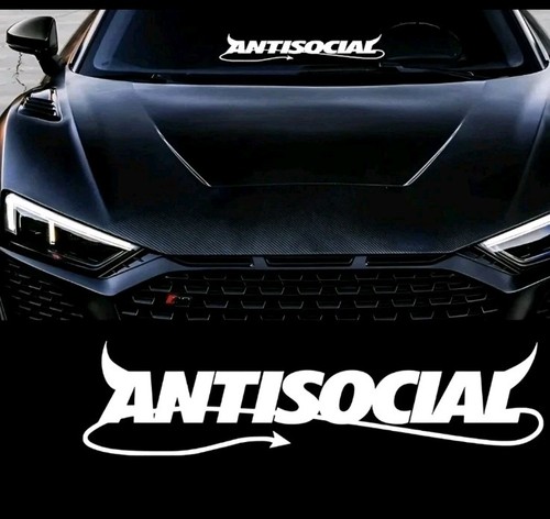 Antisocial text only - antisocial, ⭐️text