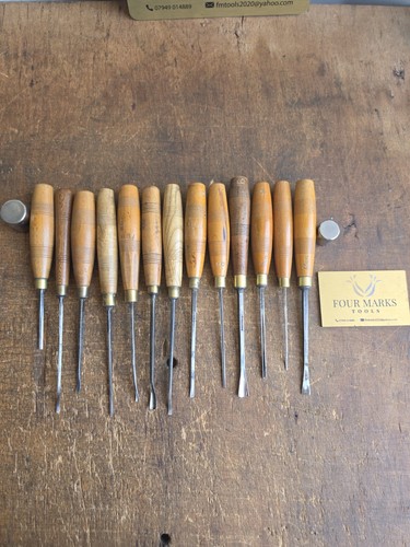 Addis carving chisels - 13, x