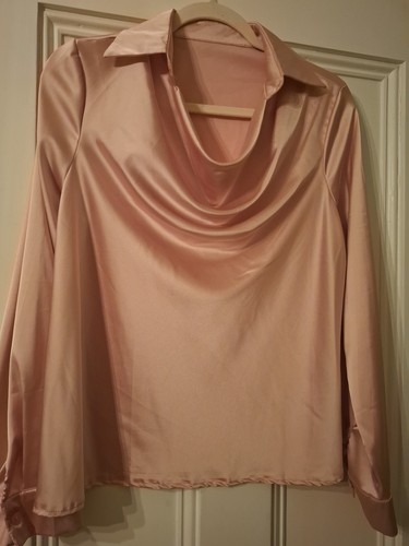 Pink satin stretch - pink,