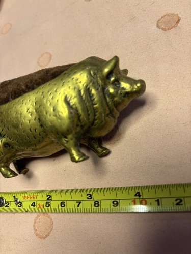 Antique pin cushion - pin, heavy