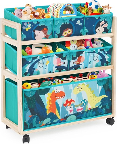 Kids toy storage rack with - rack,