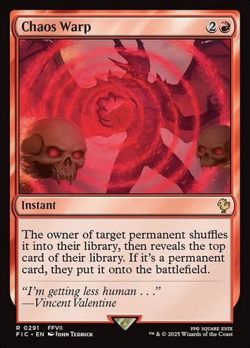 Mtg chaos warp fic 291 - chaos,