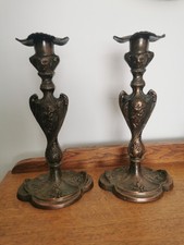 Pair Of Antique Brass