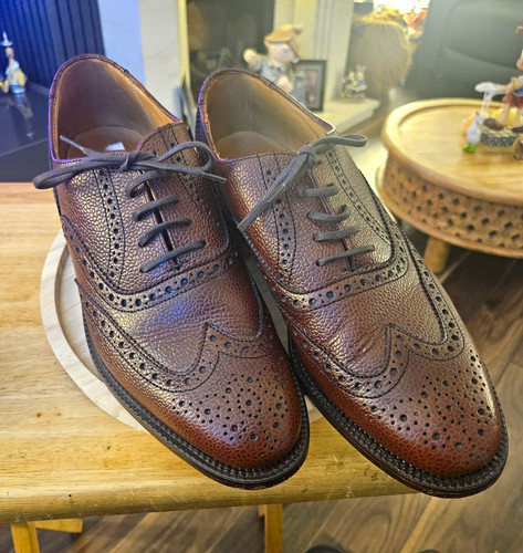 Shoes men brown leather - men’s,