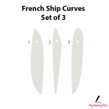French Curve Ruler Set of 3