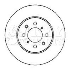 2x Brake Discs Solid For Rover MG Streetwise 1.4 Key Parts Front SDB100500