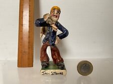 RARE VINTAGE WILL YOUNG POTTERY FIGURINE JAN STEWER WIDDECOMBE FAIR