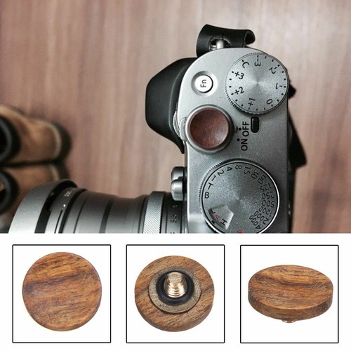Wooden camera shutter button - camera,