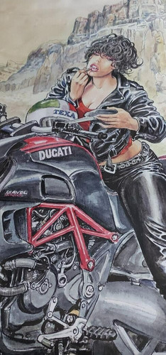 Giant man cave garage wall - man, art