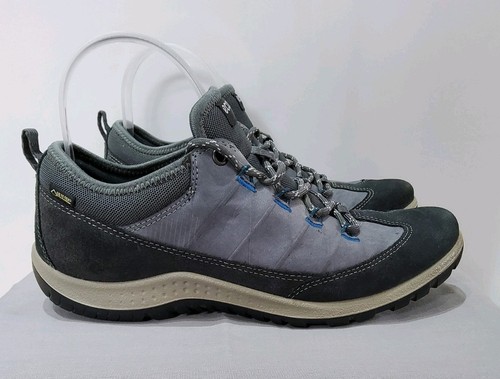 Ecco grey black leather - black,