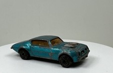 Matchbox Superfast No 4 Pontiac Firebird Car Blue 1975 DieCast Toy Model Vehicle