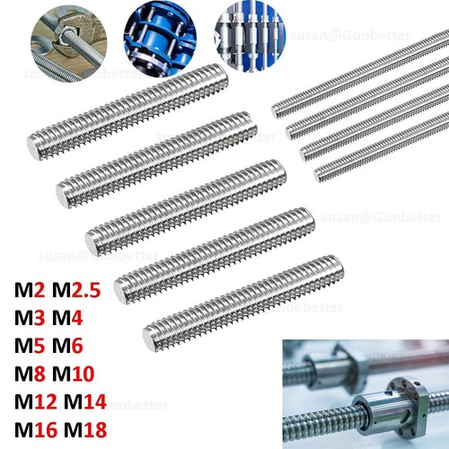 Threaded rod studding 5 - threaded, m2.5