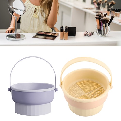 Makeup brush cleaning rack - makeup,