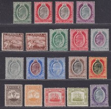 Malta 1903-1914 King Edward VII Selection to 1sh Mint