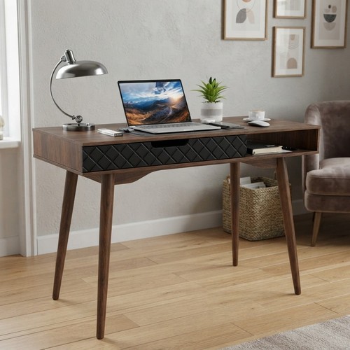 Wooden computer desk 108cm - wooden,