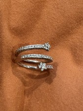 AUTHENTIC 18K WHITE GOLD