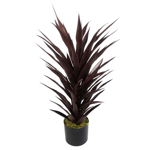 85cm artificial dark red yucca - red,