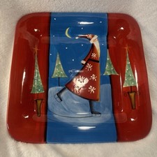 Vintage Santa Christmas Square