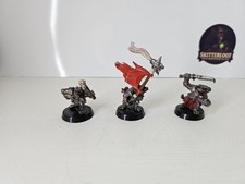 Skaven Stormvermin Command Warhammer Metal OOP 2002 - Warhammer Age of Sigmar