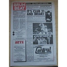 BRIAR /CLUB 21 BRUM BEAT #50 MAGAZINE AUG 1984 BRIAR AND CLUB 21 COVER STORY UK