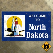 North Dakota state line