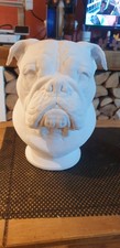 Large English Bulldog Bust