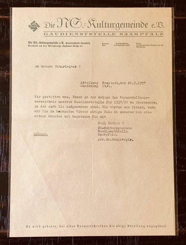 Ww2 german kulturgemeinde - ww2, ns-kulturgemeinde