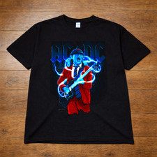 AC/DC  Guitar T Shirt Black