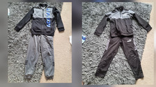 Boys Adidas and Puma tracksuits. Black and grey.Size 7-8 years. Good condition. 