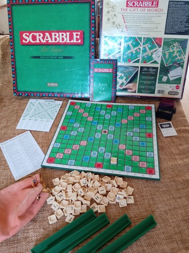 Vintage scrabble deluxe - vintage,