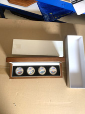 St Helena 2013 4x 25 Pence Cased Crown Coin Set - Sea Life of St Helena