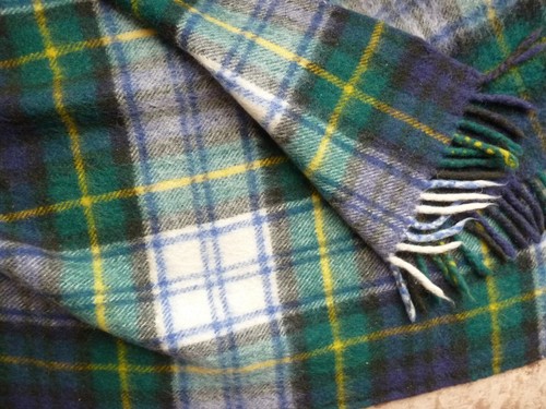 Vintage check tartan sofa bed - check,