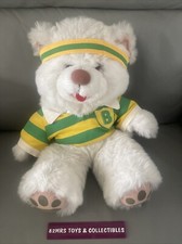 Vintage Original LEFRAY Plush Teddy Bear 1989 ENGLAND Rugby Jersey Teddy Toy