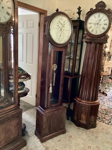 19th mahogany regulator - 19th, c