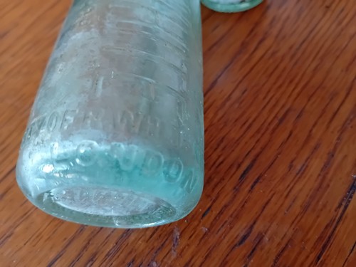 Mixture old glass bottles - ,