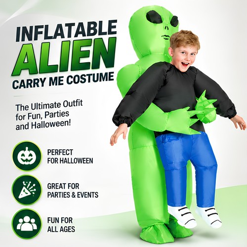 Kids alien abduction - alien,