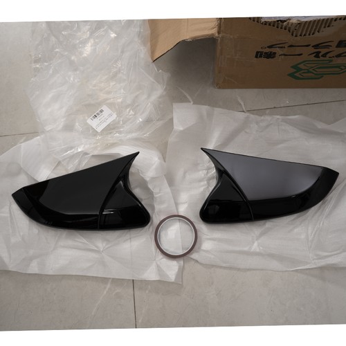 Pair gloss black horn door - gloss,