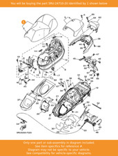 Yamaha single seat assy - yamaha,