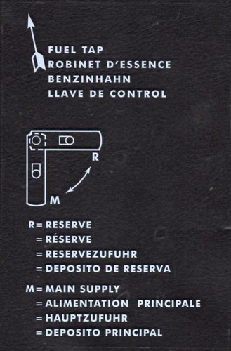 Reserve tank instructions - reserve,