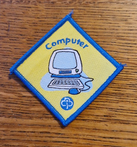 Girlguiding old computer - girlguiding,