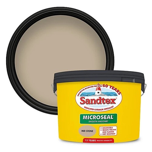 Sandtex mid stone smooth - stone,