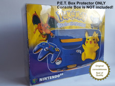 P.E.T. Plastic Console Box Protector for Nintendo 64 PIKACHU Console Box N64
