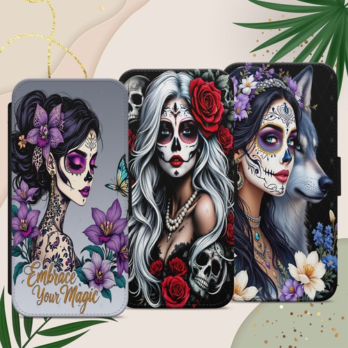 Skull goth girl - skull,