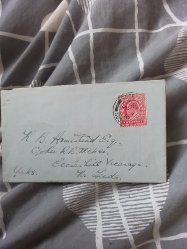 Ww1 letter richard burnie - letter, to