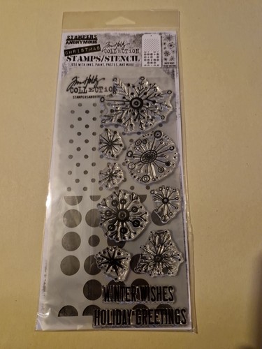 Tim holtz clear stamps stencil - tim, stamps/stencil