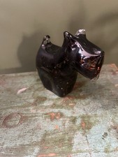 Wedgwood Glass Scottie Dog