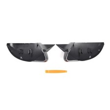 Stylish Black Side Mirror Covers for For Golf MK6 and For TOURAN 2009 2014