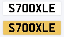 STOLEN Private number plate