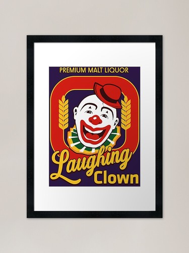 Laughing clown malt - laughing,