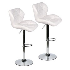 Bar Stools Set of 2 PU Leather